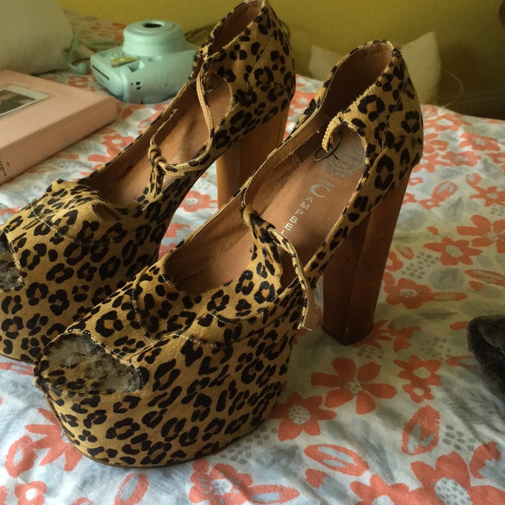 Jeffery Campbell Cheetah heels